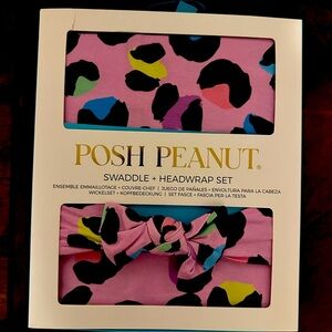 Posh Peanut head wrap and swaddle